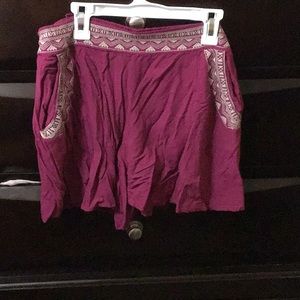 Pink shorts